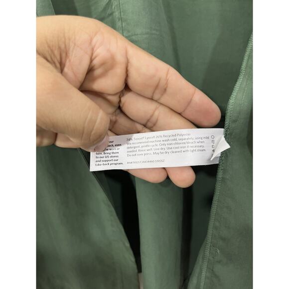 Eileen Fisher Drapey Tencel Blend Jacket S Quiet Luxury Minimalist Scandi Crop - Picture 8 of 15